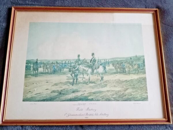 Field Battery 1st Gloucestershire (Bristol) Vol: Artillery Limited Edition Print