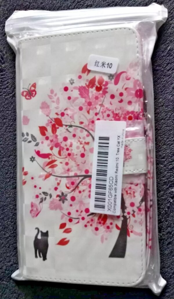 Phone Case Compatible with Xiaomi Redmi 10 - Tree/Cat