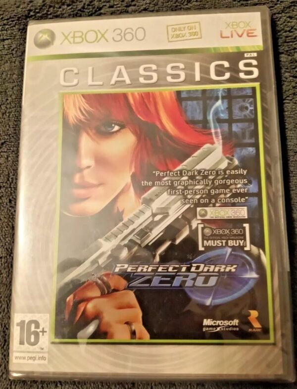 Perfect Dark Zero XBOX 360 CLASSICS - NEW AND SEALED
