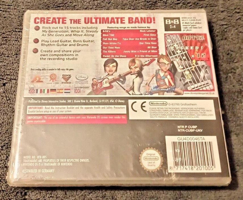 ULTIMATE BAND NINTENDO DS - NEW CONDITION AND SEALED